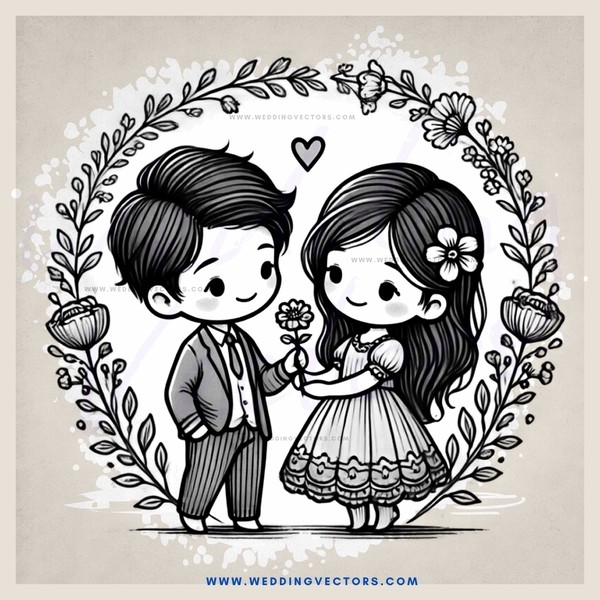a couple in an engagement ring ceremony