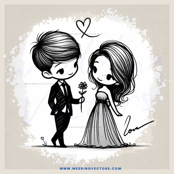 cartoon love story