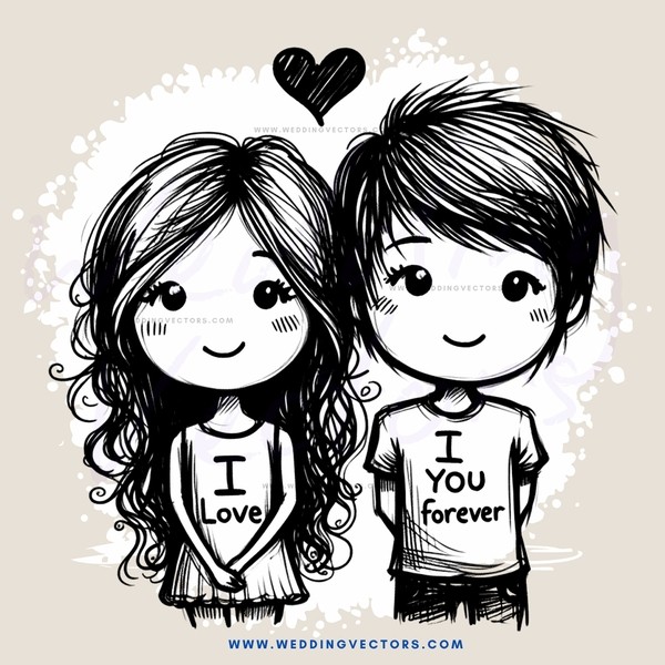 girl and boy saying i love you forever