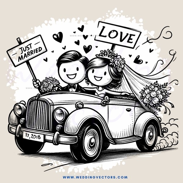 just married love