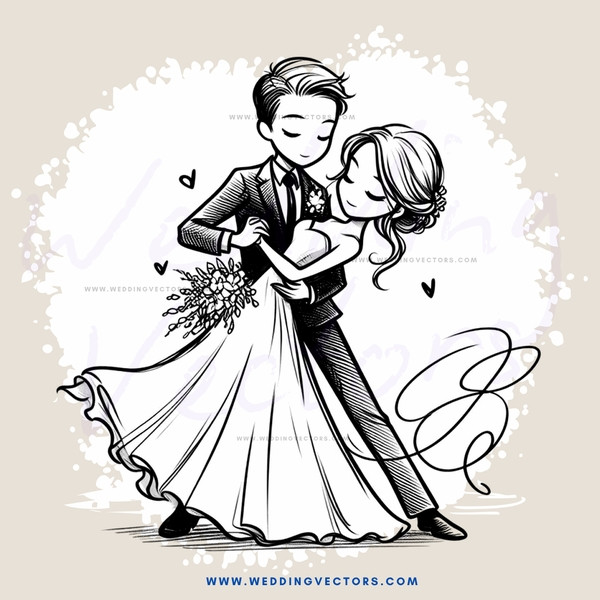 couple embracing in white silhouette drawing