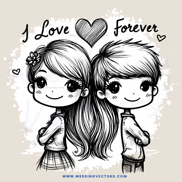 love forever illustration