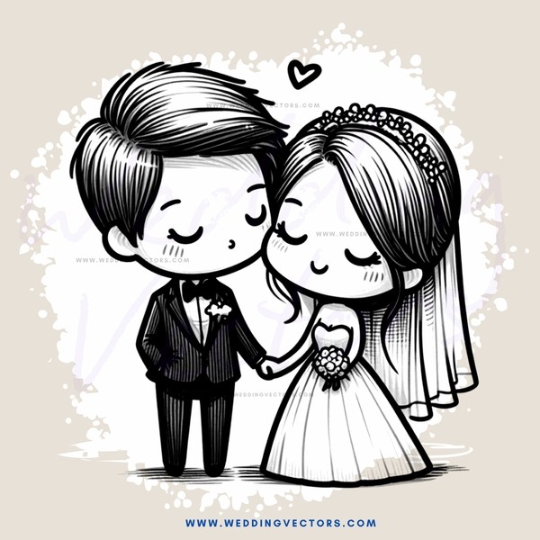 a wedding couple posing for a photo