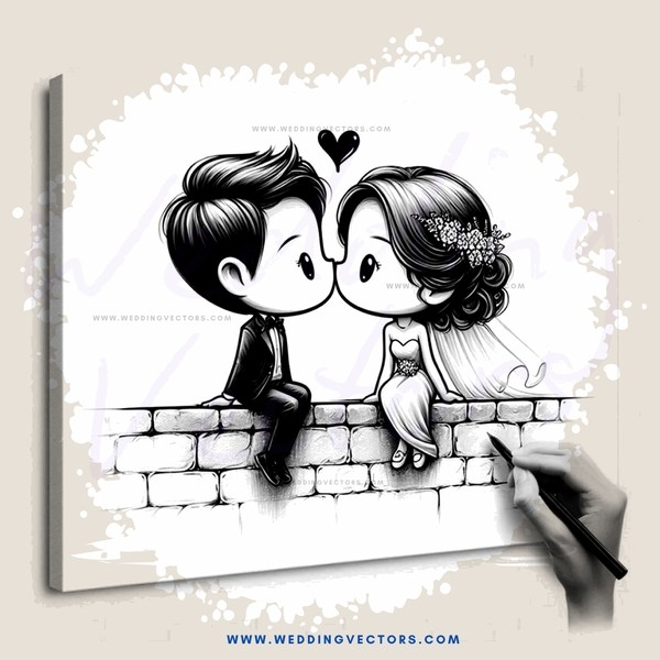 love drawing on wall calendar