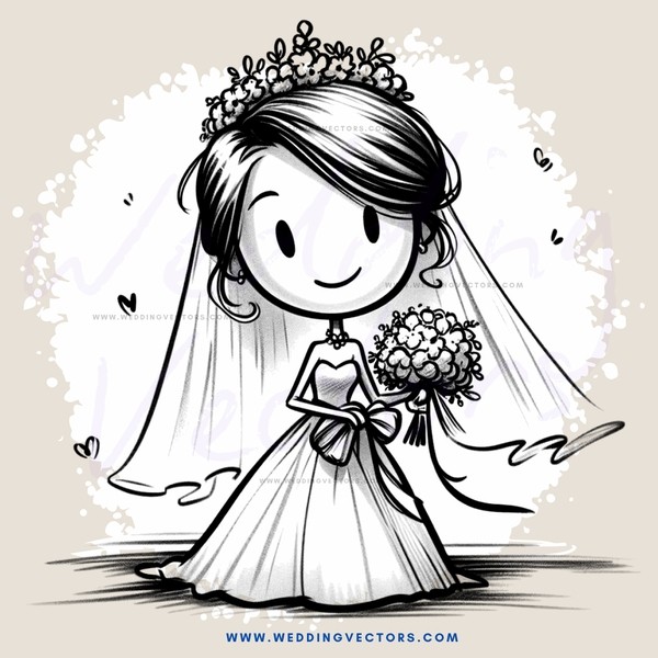 bride holding flowers