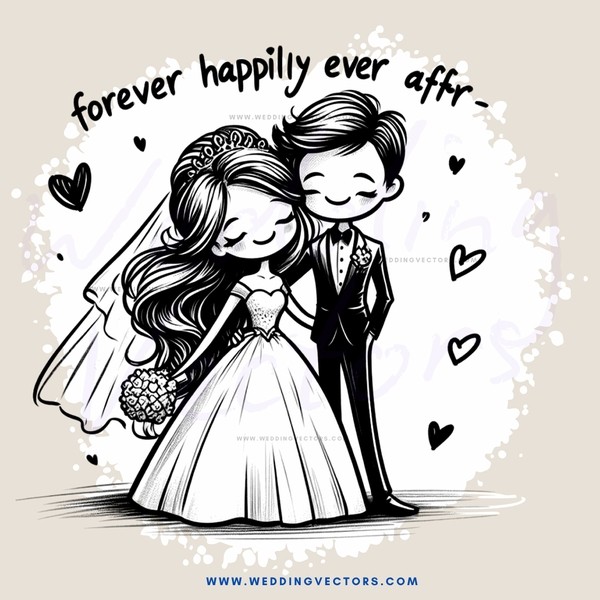 happy wedding pictue