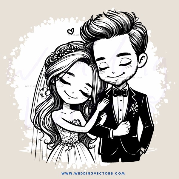 a groom and bride shaking hands