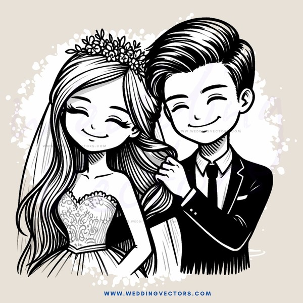 a groom and bride getting ready for their wedding