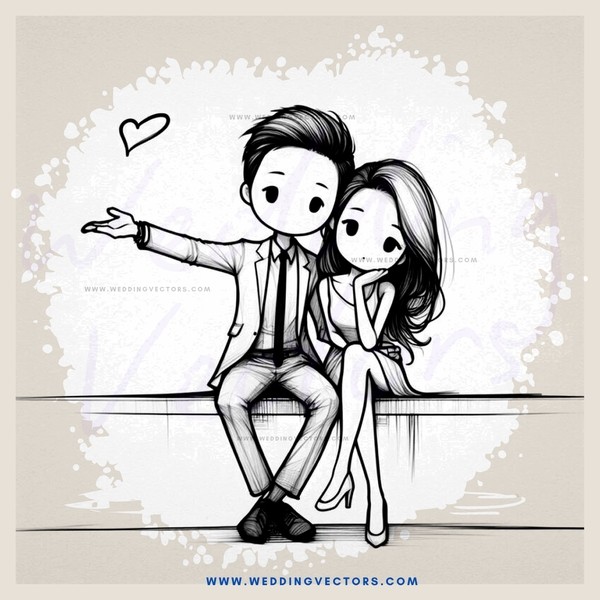 a boy and girl on a bench