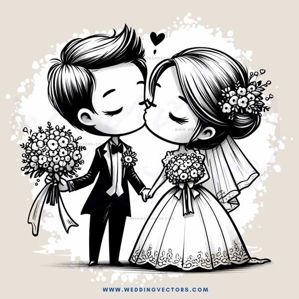 wedding kiss