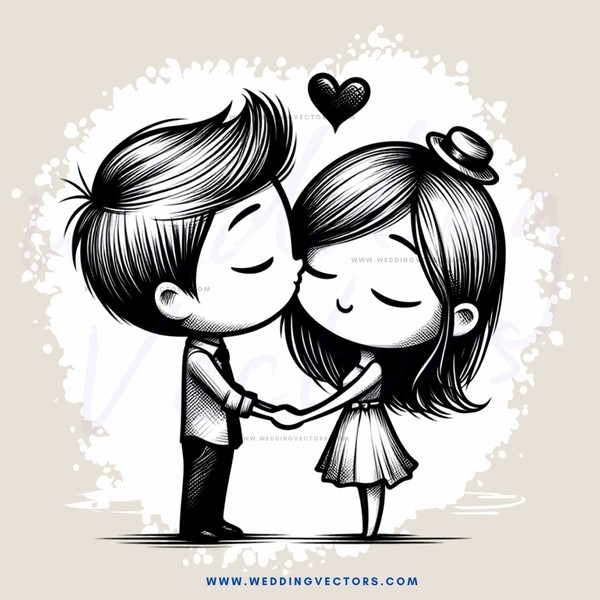 boy and girl hugging