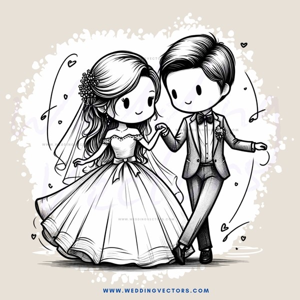 a boy and girl dancing together