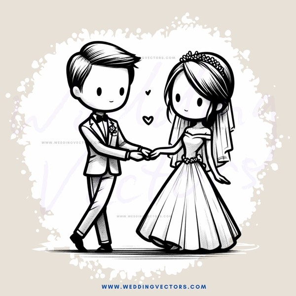 a wedding proposal in black and white