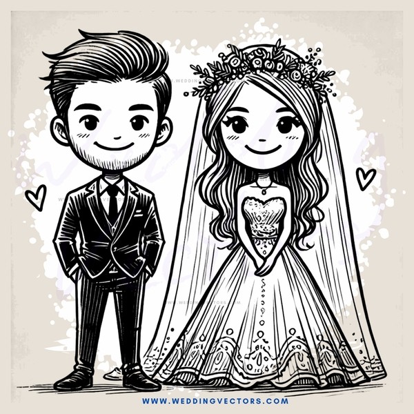 bride and groom picture
