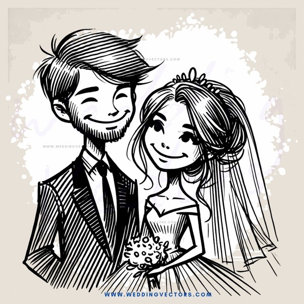 a wedding couple's picture