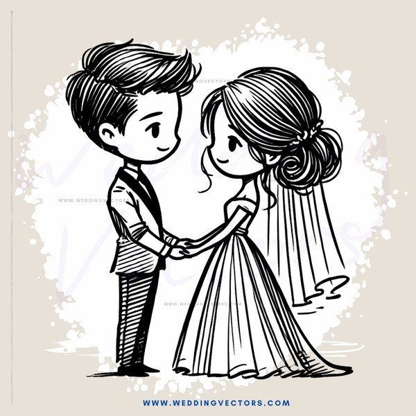 boy and girl hugging together with bridegif
