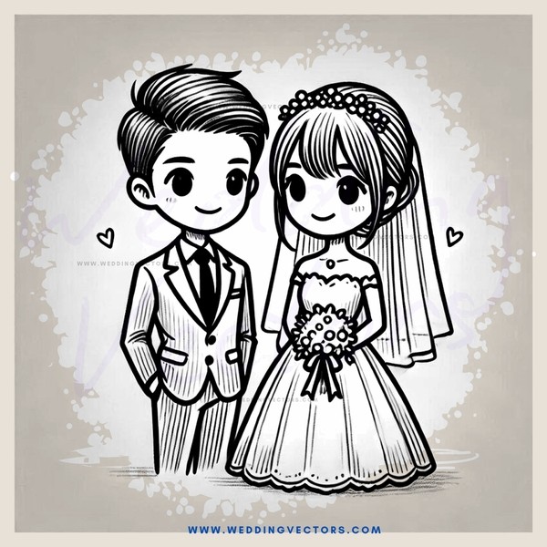 the bride and groom