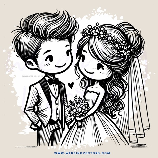 wedding comics #1, the new groom and bride (the wedding)