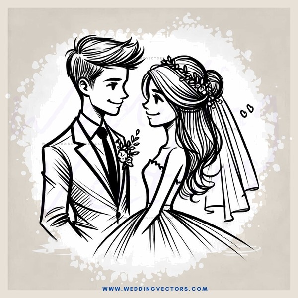 a young couple exchanging rings