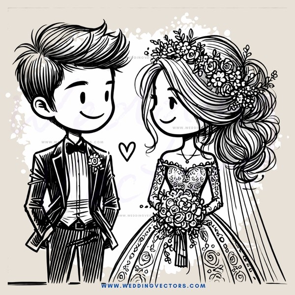 boy and girl holding heart