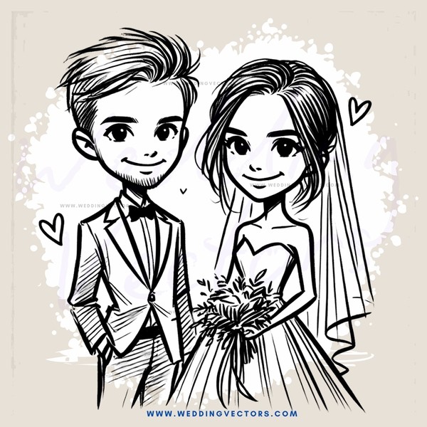 a smiling couple posing for the camera
