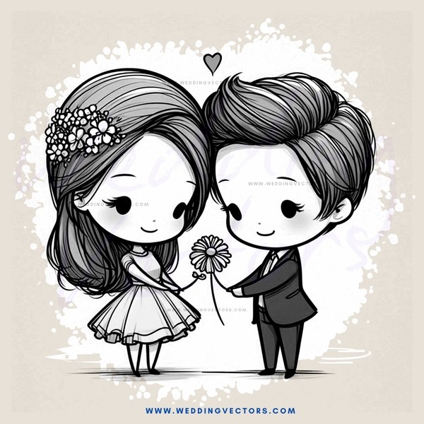 two people standing together