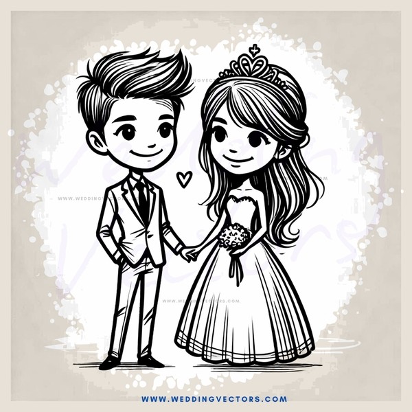 a couple exchanging rings in black and white