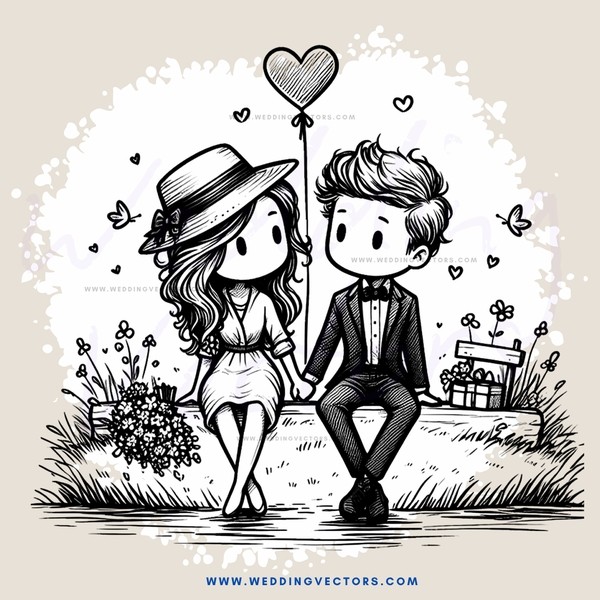 a couple sitting on a bench