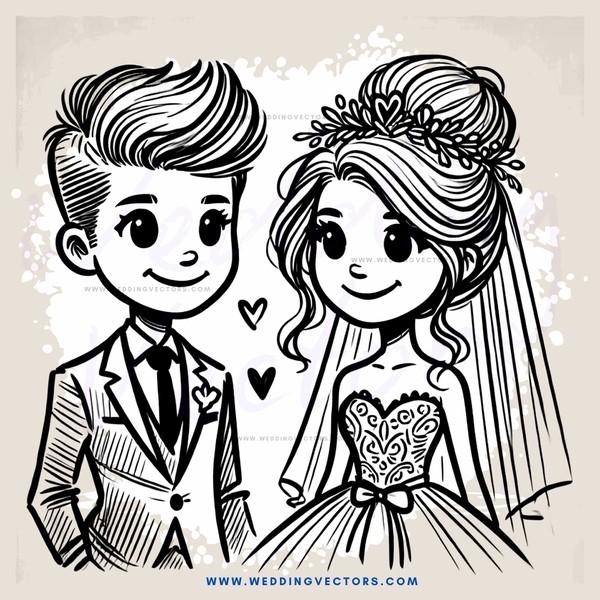 young couple smiling together