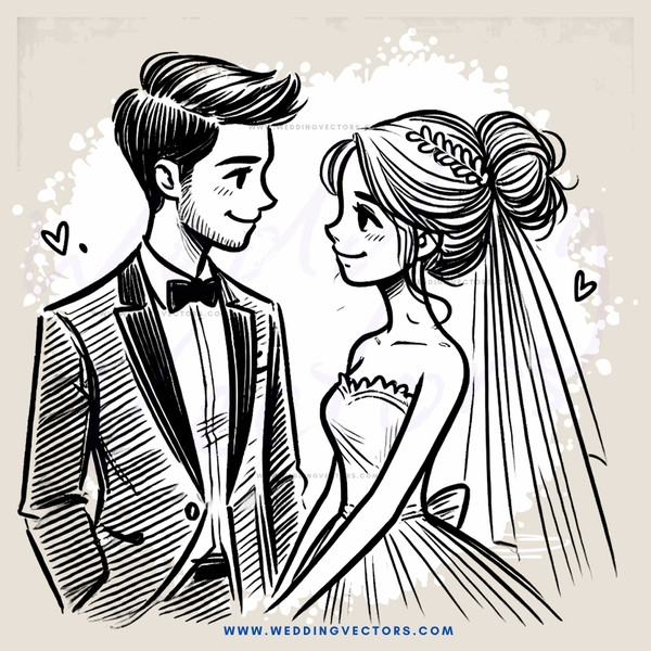 wedding couple shaking hands