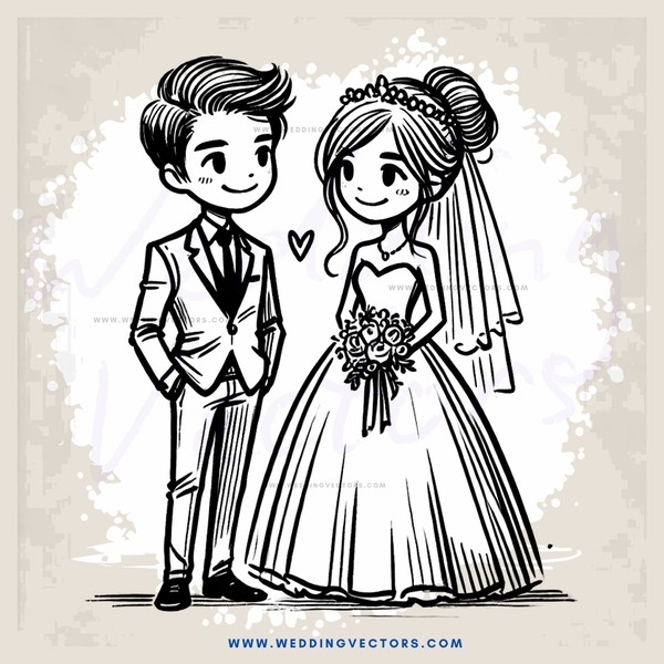 boy and girl in fancy clothes