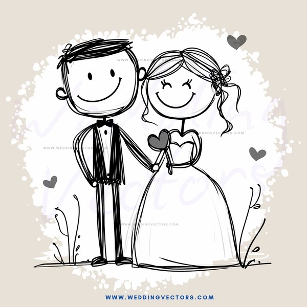 a happy couple posing for pictures