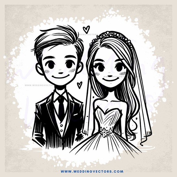 a couple's wedding day