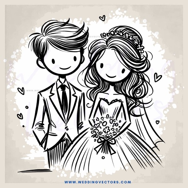 a man and woman sharing their joy at being married