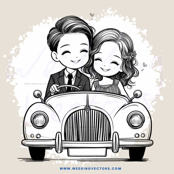 a couple in a car together