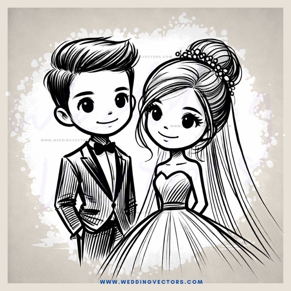 a boy and girl standing together