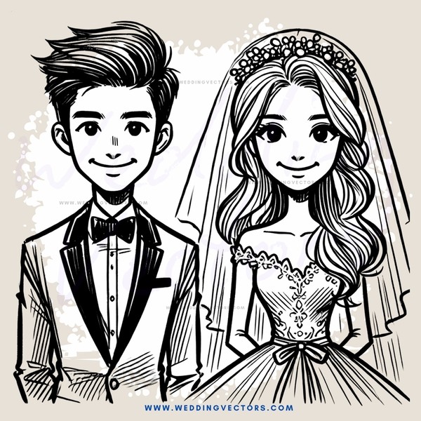 smiling couple dressed in formal wear