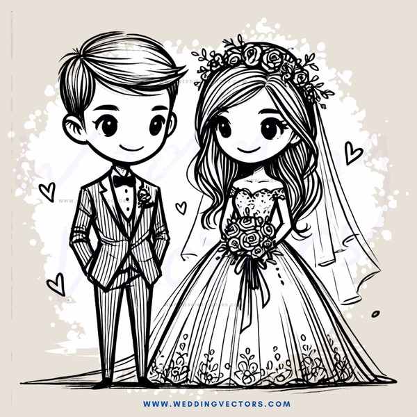 wedding animation clip art