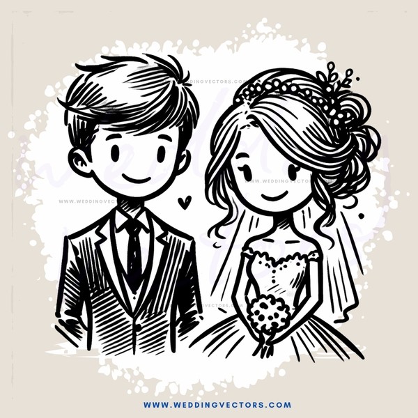 a couple in black and white