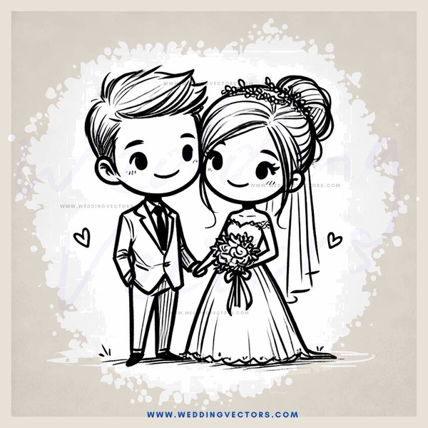 the groom and bride
