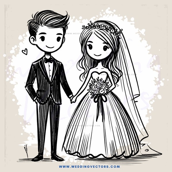 the newlyweds are smiling!