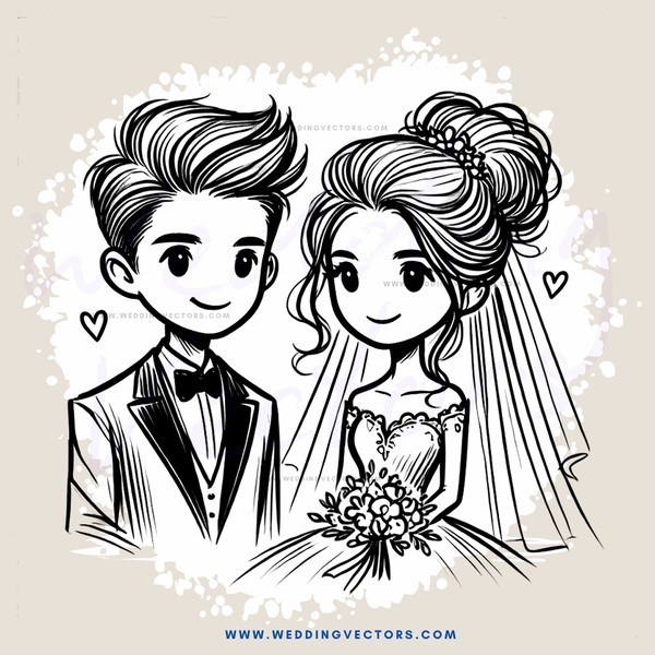 boy and girl getting married