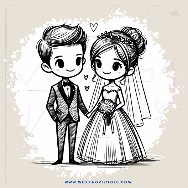 a man and woman standing together holding hands