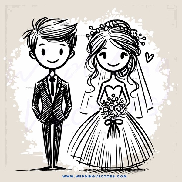 couple on their wedding day