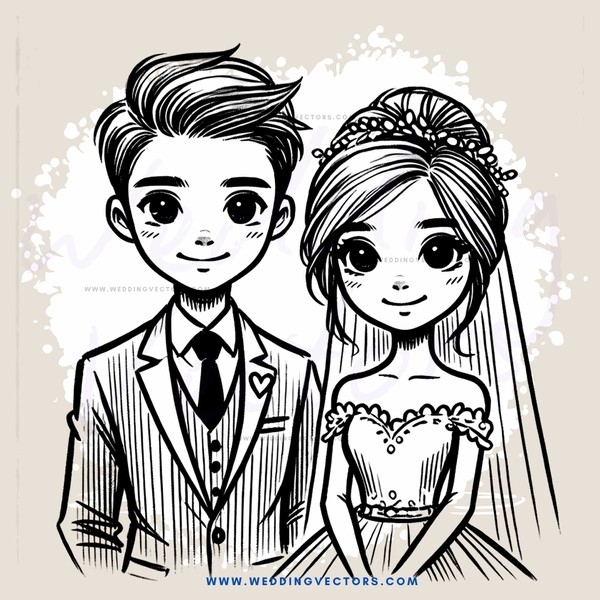 a couple posing for a picture