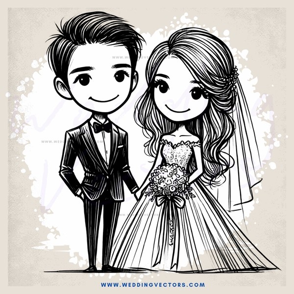 a young couple posing for their picture