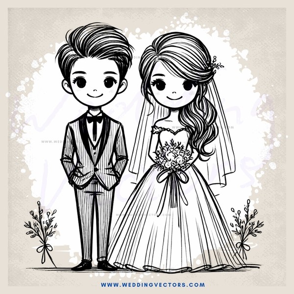 two people smiling and hugging at their wedding