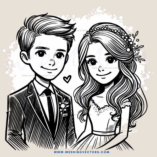 the bride and groom