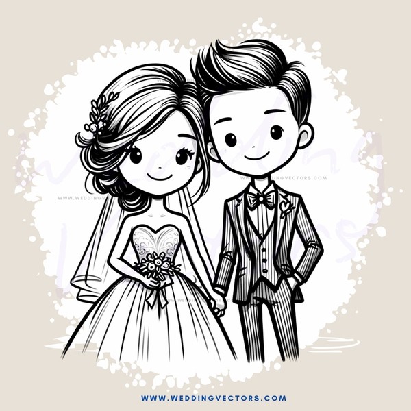 wedding couple puzzle pieces