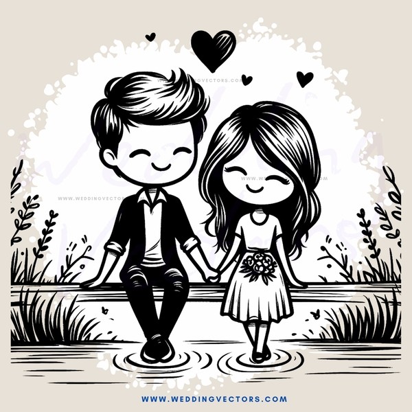 a couple sitting on the bench